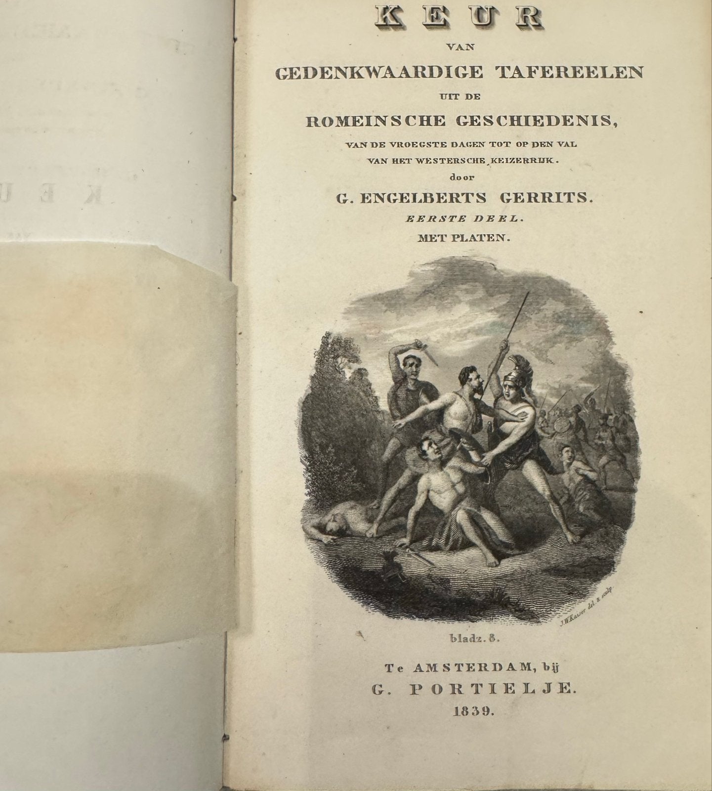 Keur uit Gedenkwaardige Tafereelen Romeinse Geschiedenis, Ophalen of Verzenden, 19e eeuw, Gelezen, Europa