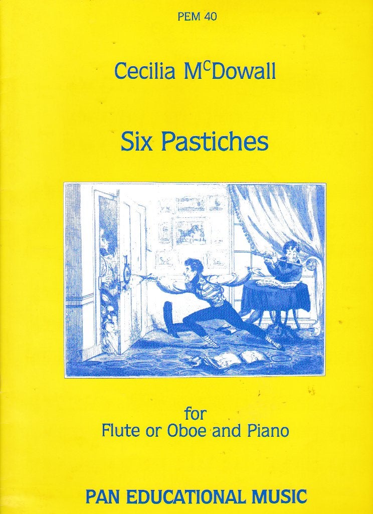 Six Pastiches Flute Oboe Piano ( 82 ), Muziek en Instrumenten, Bladmuziek, Verzenden, Klassiek, Zo goed als nieuw, Artiest of Componist