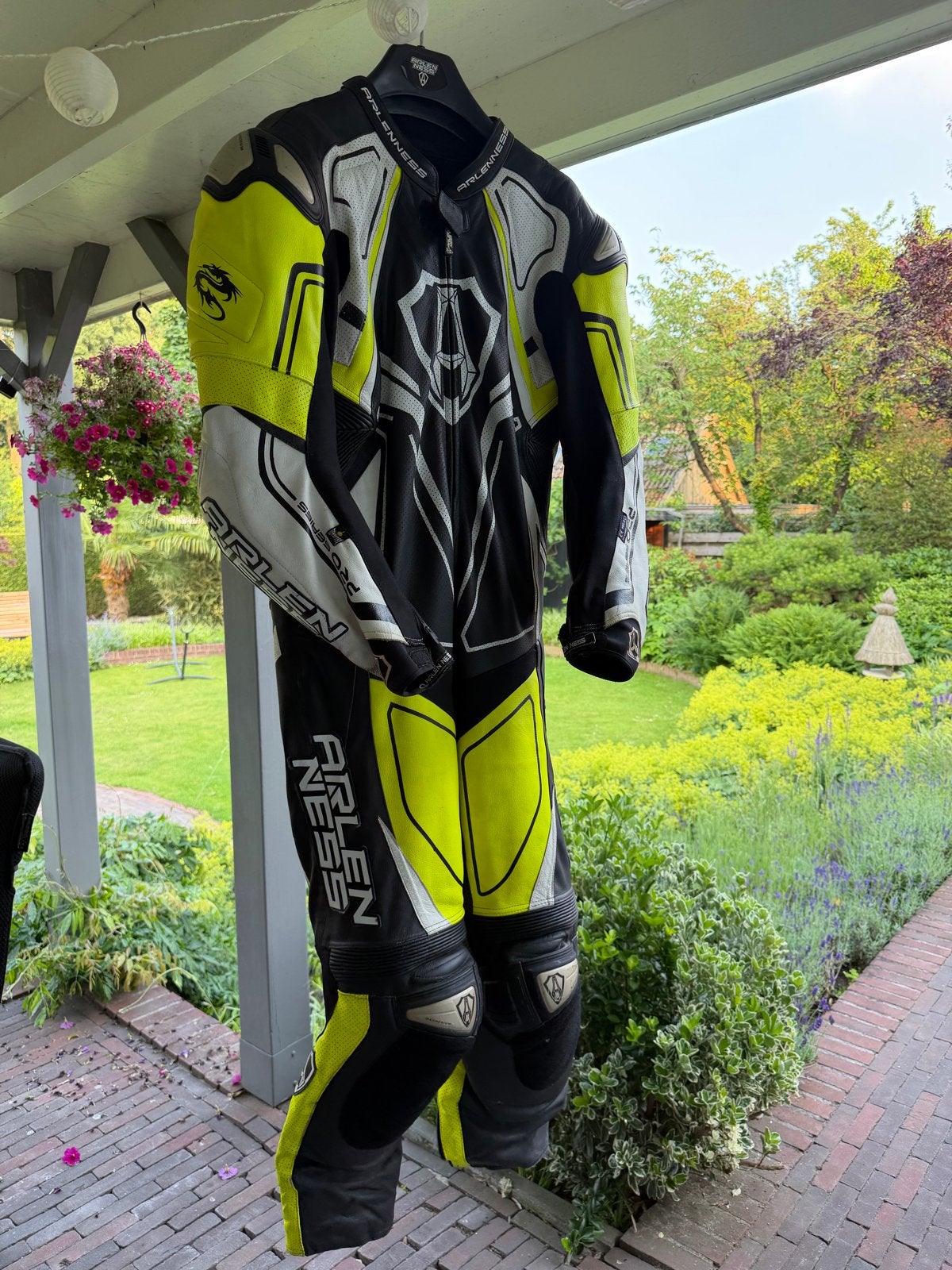 Arlen Ness eendelig motoroverall, maat 60, z.g.a.n., Motoren, Kleding | Motorkleding, Ophalen of Verzenden, Tweedehands, Heren