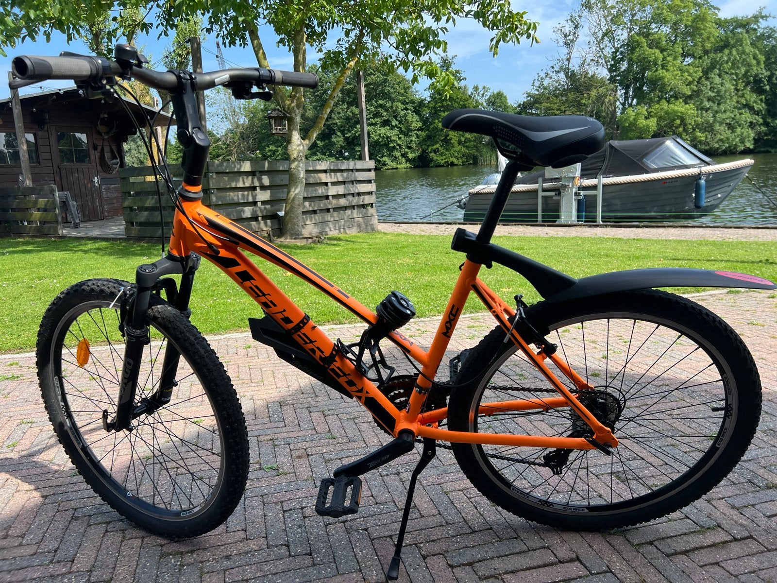 Leader Fox MXC Mountainbike - Oranje, Zo goed als nieuw, Gebruikt, Hardtail, Velgrem, 45 tot 49 cm