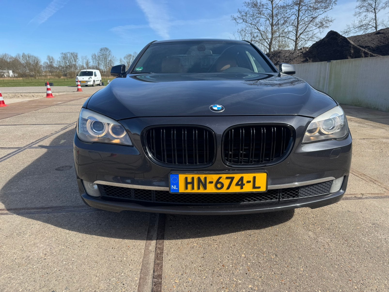 BMW 7-Serie 4.4 I 750 AUT 2009 Grijs, Auto's, BMW, Automaat, Achterwielaandrijving, 8 cilinders, 4395 cc