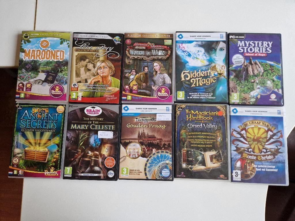 zoek spellen pc, Spelcomputers en Games, Games | Pc, Puzzel en Educatief, Gebruikt, 1 speler, Ophalen of Verzenden