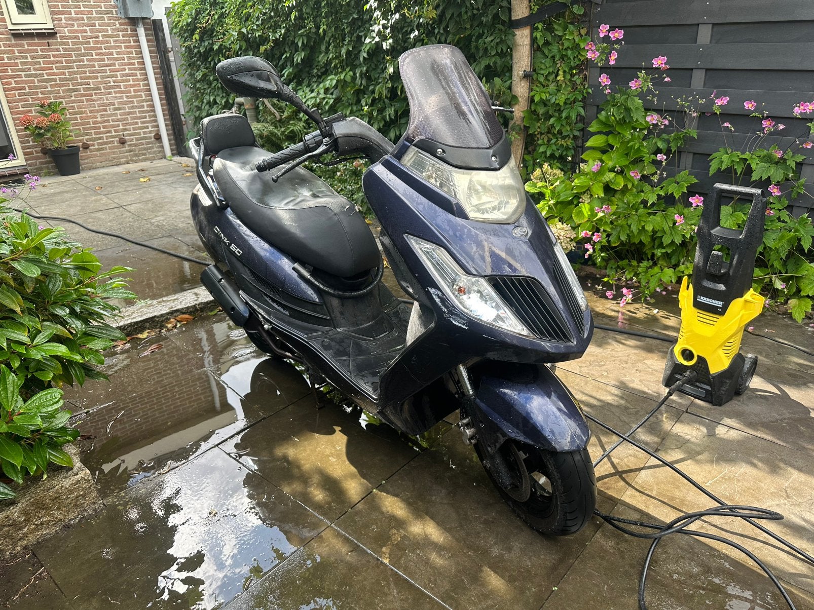 Kymco new Dink 50, Fietsen en Brommers, Ophalen, Gebruikt, Overige modellen, Maximaal 45 km/u