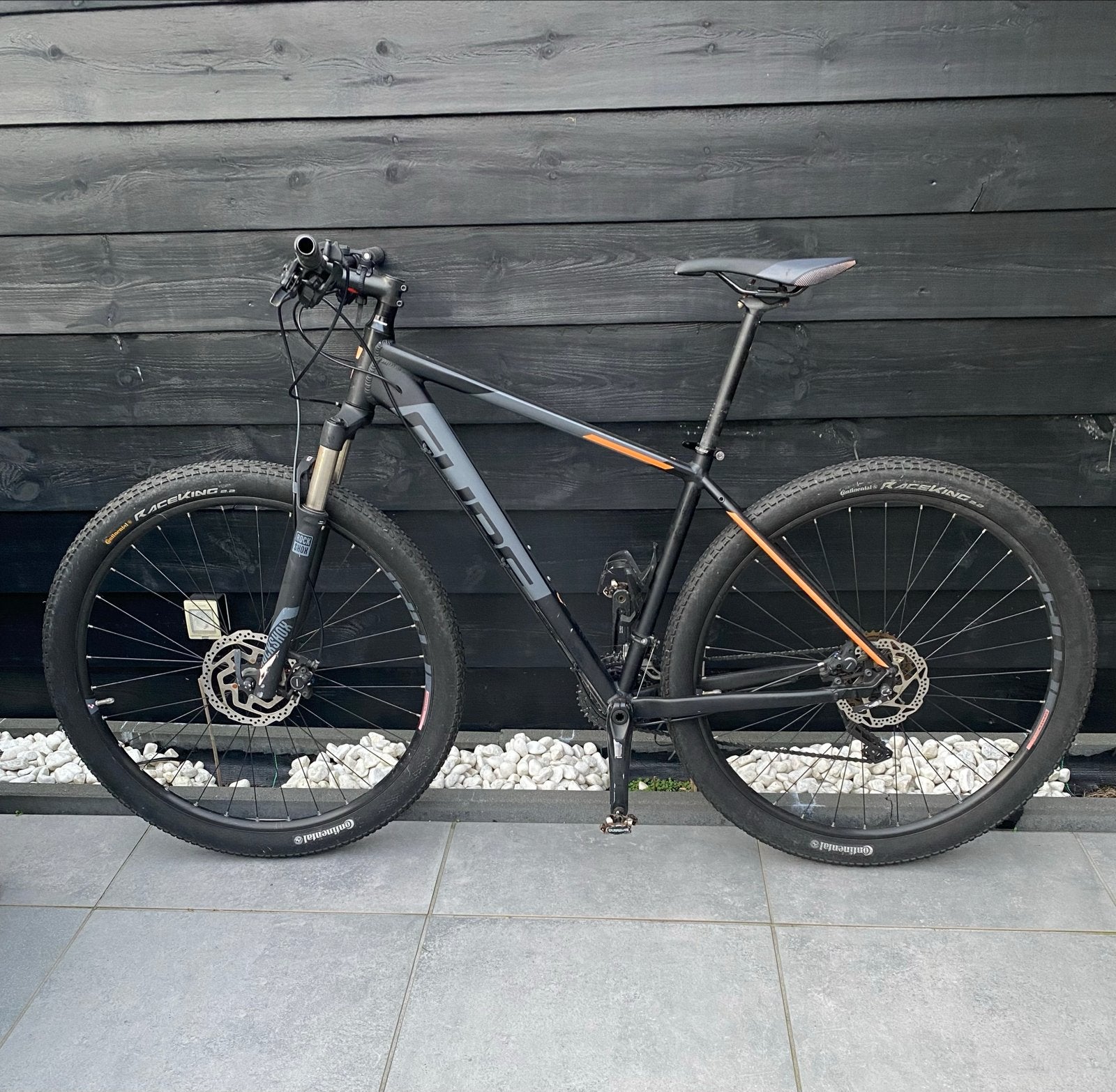 Cube Attention SL 29" MTB - Zwart/Grijs/Oranje - Maat L, Gebruikt, 57 cm of meer, Hardtail, Heren