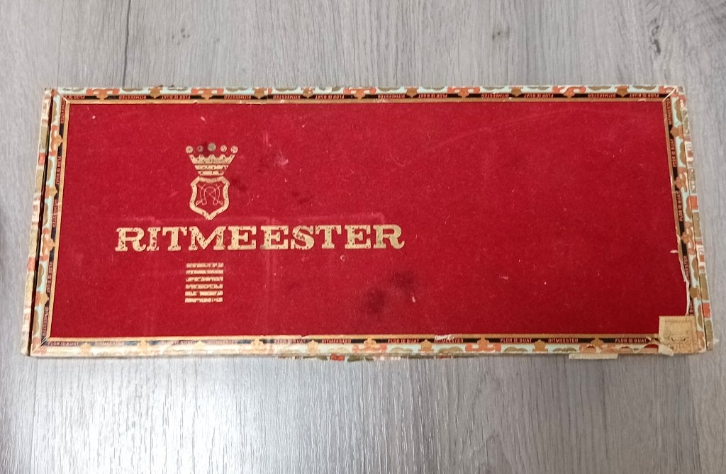 ritmeester sigarenkist, leeg, Verzenden, Gebruikt, Tabaksdoos of Verpakking
