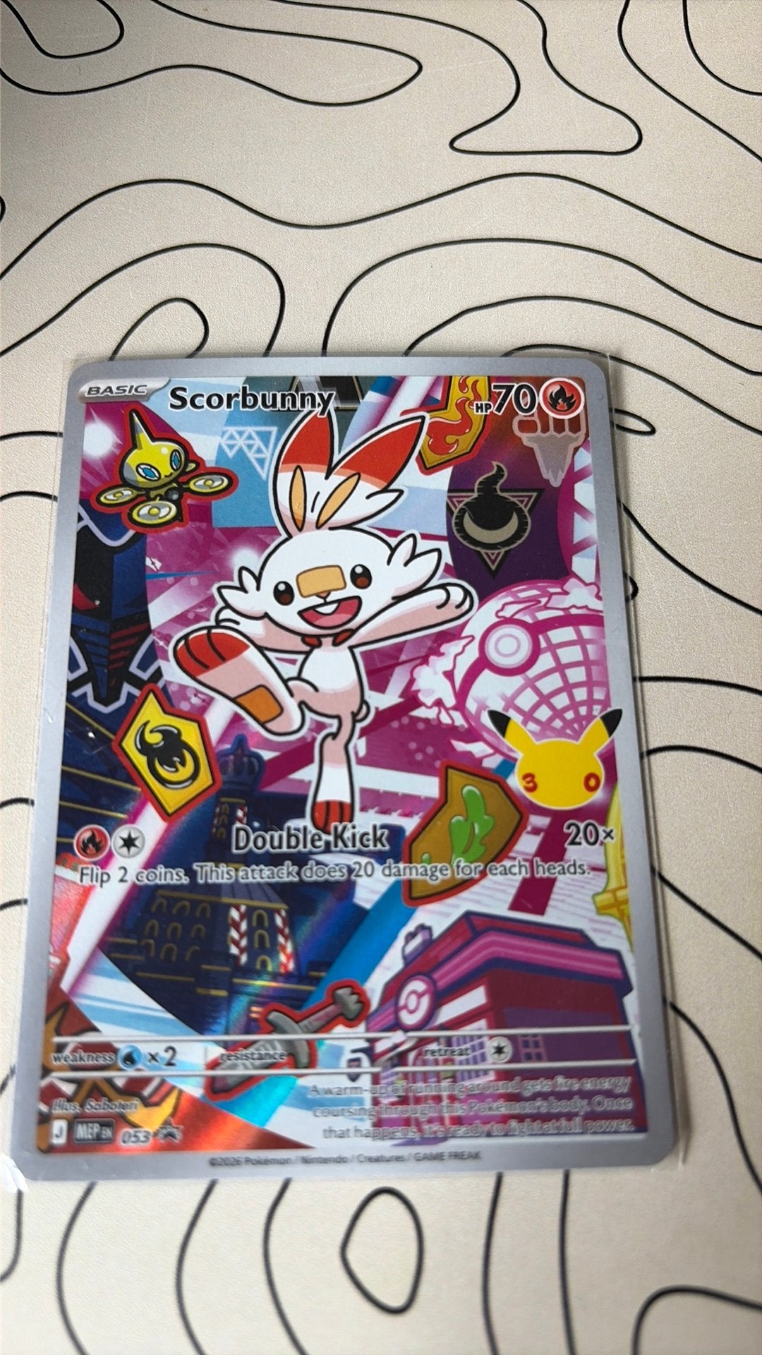 POKEMON CARD’s HIT ART  SCORBUNNY, Ophalen of Verzenden, Zo goed als nieuw