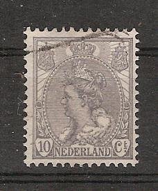 NVPH 81 gebruikt Wilhelmina 1922 ; OUD NEDERLAND p/stuk, Postzegels en Munten, Postzegels | Nederland, Ophalen of Verzenden, T/m 1940