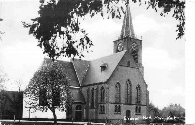 301-261-027 Elspeet Kerk, Verzenden, Voor 1920, Gelderland