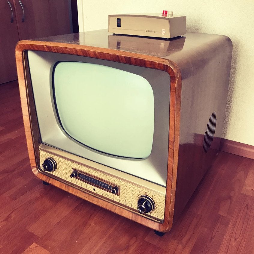 Oude Philips 17TX140 A/16 TV, Ophalen, Audio en Video