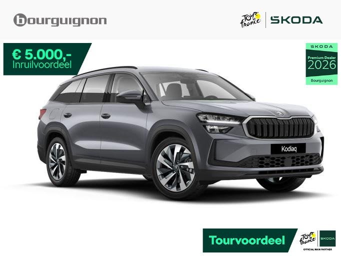 Skoda Kodiaq Business Edition Plus 1.5 TSI PHEV 204 PK | Tre, Euro 6, 4 cilinders, 26 kWh, Plug-in hybride