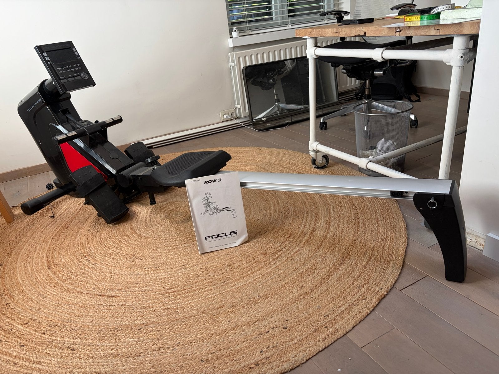 Focus Fitness Roeitrainer ROW 3 - Zo goed als nieuw, Sport en Fitness, Fitnessapparatuur, Benen, Gebruikt, Ophalen of Verzenden