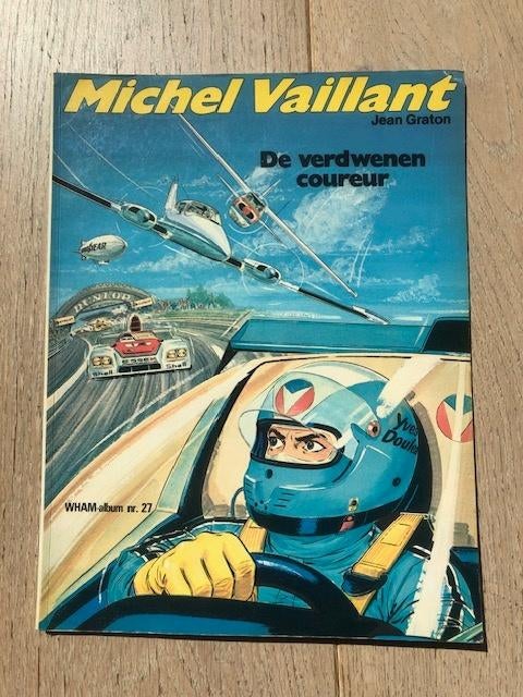 Michel Vaillant De verdwenen coureur, Gelezen, Jean Graton, Eén stripboek, Ophalen of Verzenden