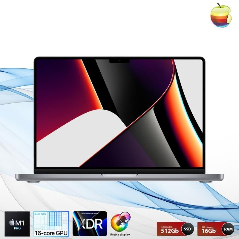 Apple MacBook Pro 2021 | M1Pro | 16GB/512GB |14.2″ | A2442, Qwerty, Overige groottes, 512 GB, Zo goed als nieuw