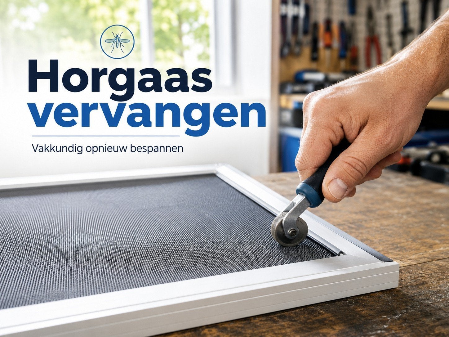Vanaf 1 juli geopend: Horgaas vervangen / horren reparatie, Verzenden, Nieuw, Hordeur, Minder dan 200 cm