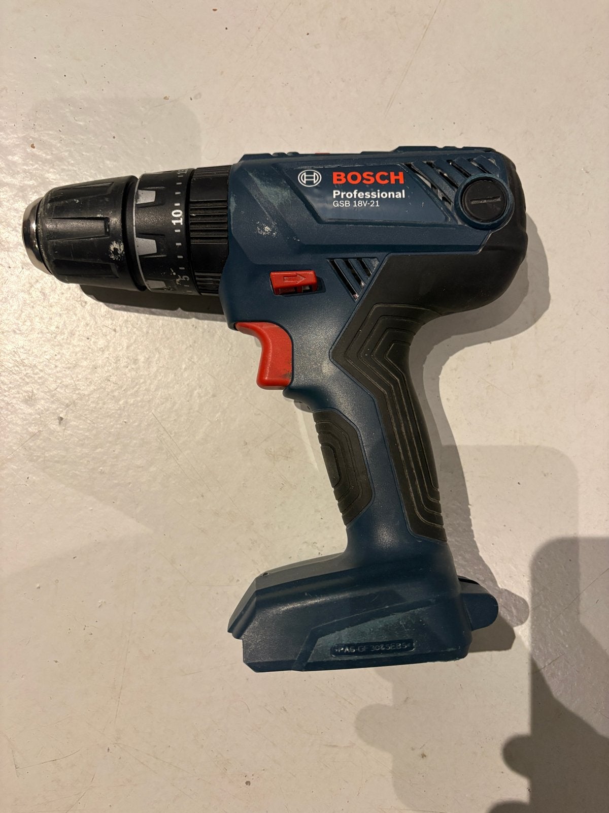 Bosch GSB 18V-21 Accu boormachine, Doe-het-zelf en Verbouw, Gereedschap | Boormachines, Gebruikt, Ophalen of Verzenden, Boor- en Schroefmachine