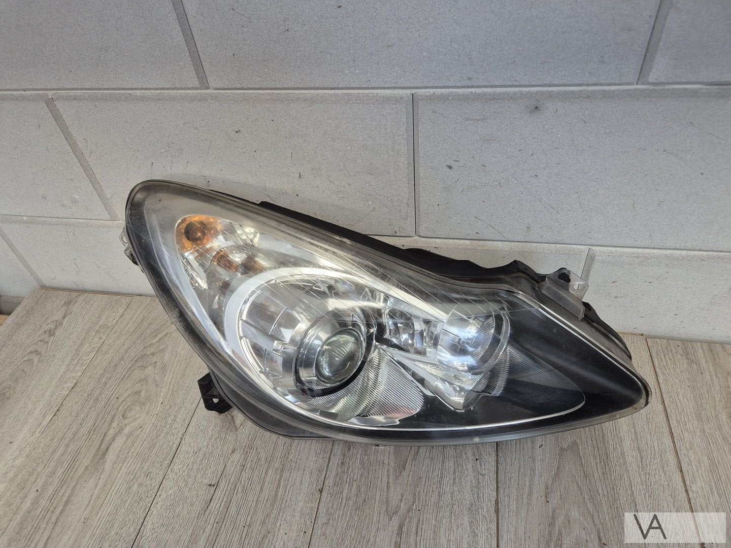 Opel Corsa D 2006 -2010 koplamp rechts met AFL 13186386 €150, Auto-onderdelen, Verlichting, Gebruikt, -, -, Opel