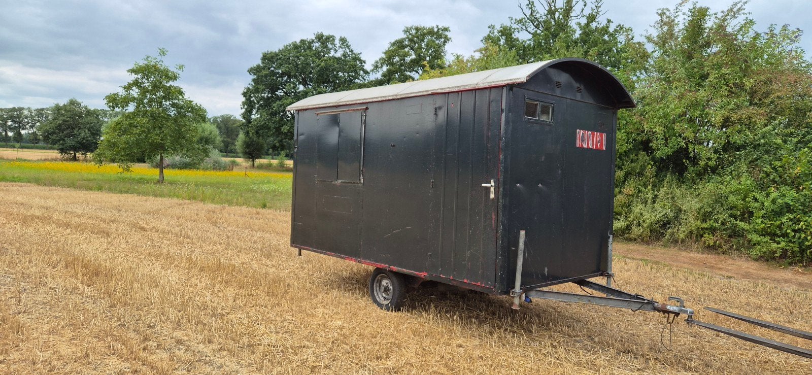 Schaftkeet/Bouwkeet met toilet, Doe-het-zelf en Verbouw, Ophalen, Gebruikt, 50 tot 200 watt