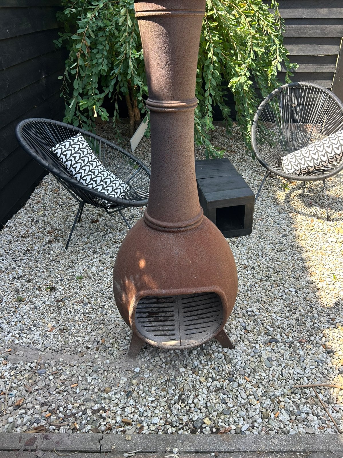 Fancy Flanes terrashaard, 135 cm hoog, Tuin en Terras, Ophalen, Gebruikt