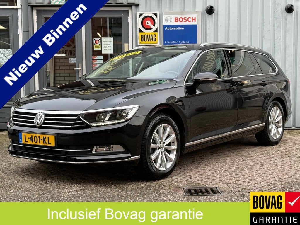 Volkswagen Passat Variant. 1.5 TSI Highline Business R | VIR, Auto's, Volkswagen, 730 kg, 4 cilinders, 150 pk, Zwart