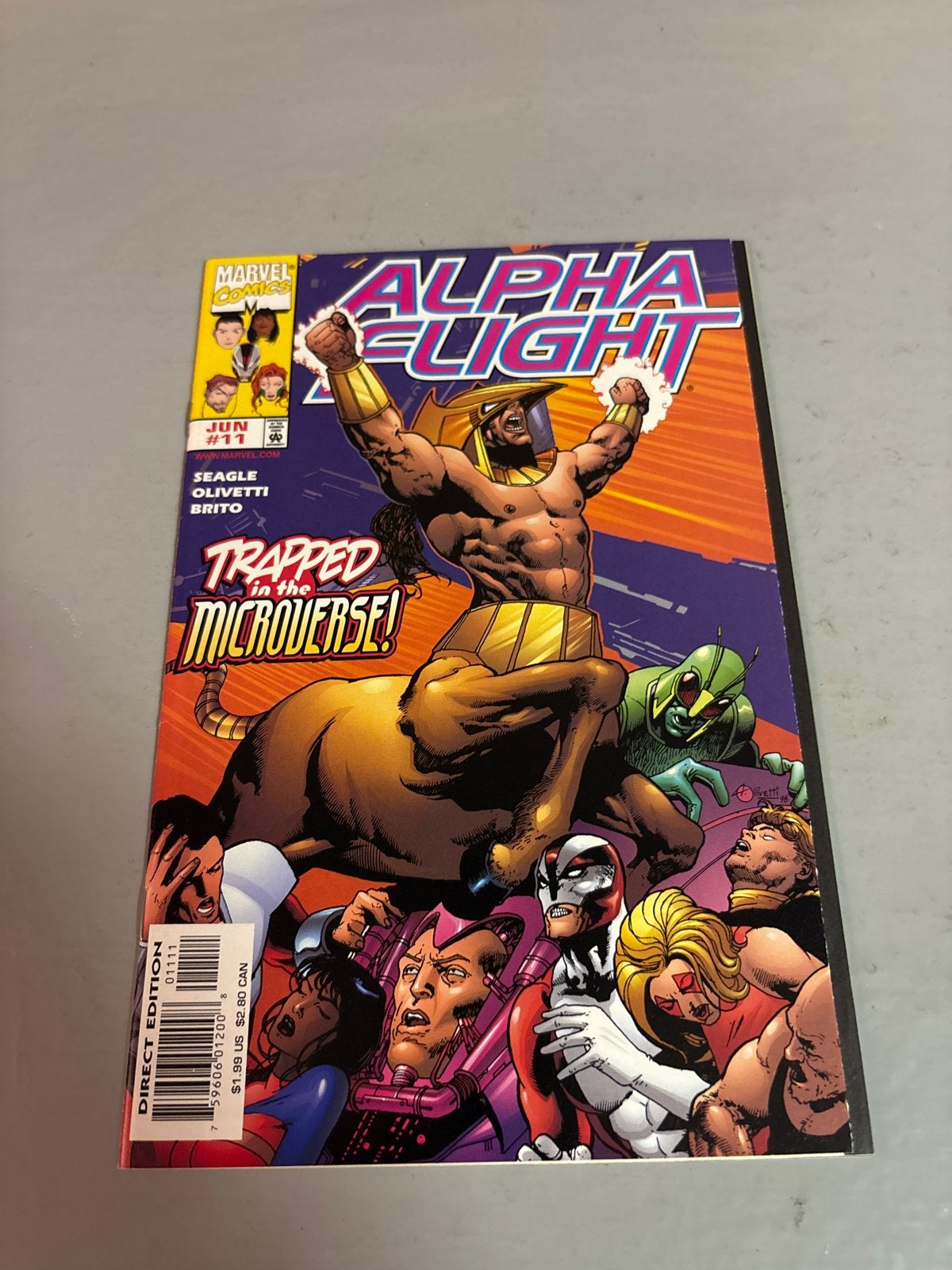 Alpha Flight, Vol. 2 #11 - Trapped in the Microverse!, Eén comic, Ophalen of Verzenden, Zo goed als nieuw, Amerika