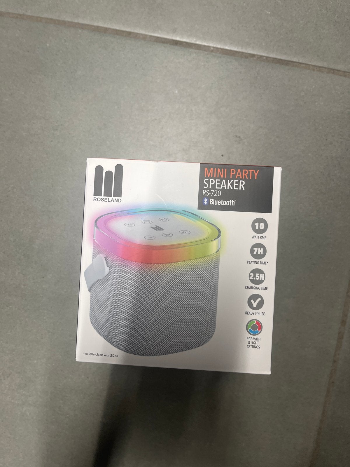Roseland Mini Party Speaker RS-720 - Nieuw in doos, Overige merken, Nieuw, Ophalen of Verzenden, Draagbare speaker