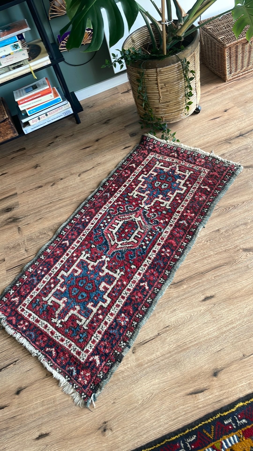 Iraans Handwerk wollen karpet 60/1.20 m, Ophalen, Gebruikt