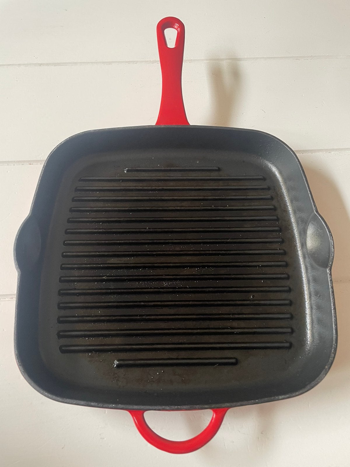 Kuchenprofi gietijzeren grillpan, rood, Ophalen, Zo goed als nieuw, Gietijzer