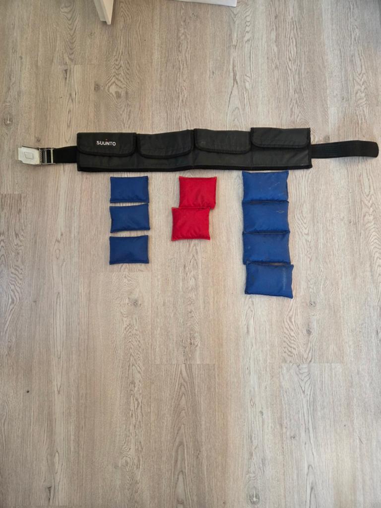 Suunto Softlood Duikgordel met 14,5 kg lood, Ophalen, Gebruikt, Lood of Loodgordel
