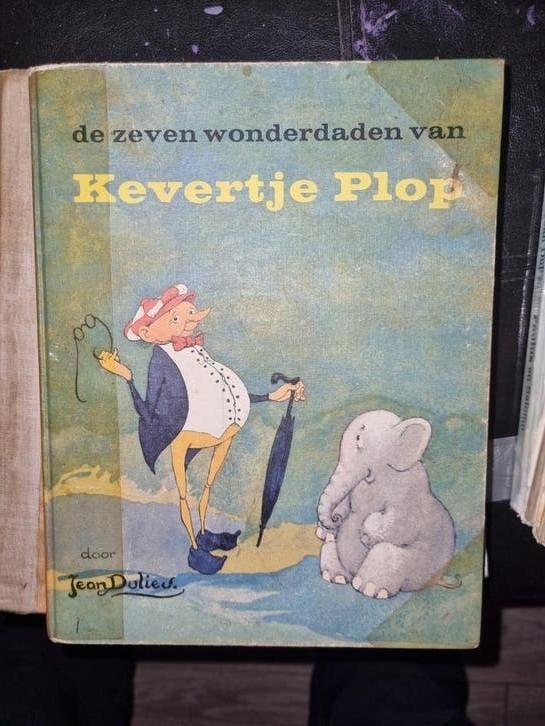 De Zeven Wonderdaden van Kevertje Plop - Jean D'olies, Eén stripboek, Ophalen of Verzenden, Gelezen, Jean D'olies