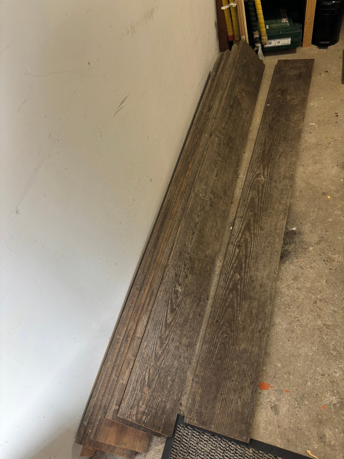 Steigerhouten planken 1.95m, Doe-het-zelf en Verbouw, Hout en Planken, Ophalen, Gebruikt, Minder dan 25 mm, Plank