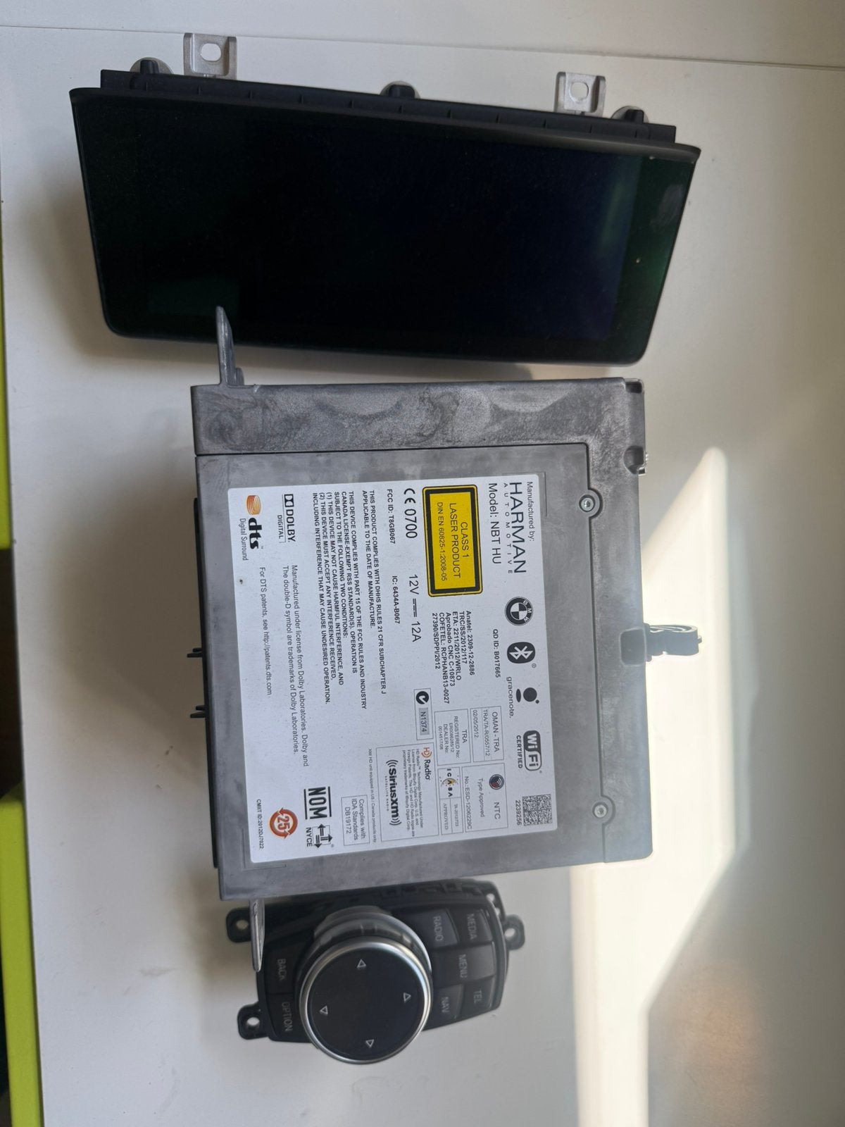 BMW NBT 8,8” iDrive set (touch controller), Ophalen of Verzenden, Zo goed als nieuw
