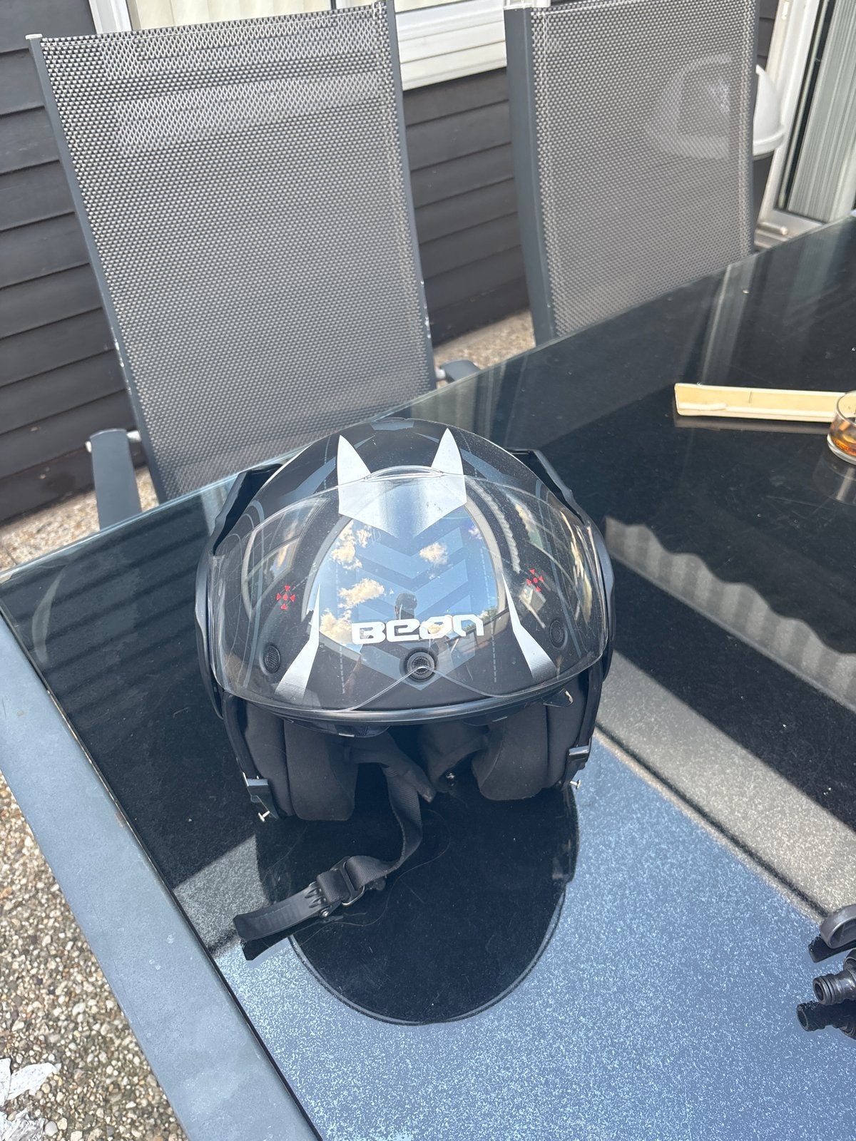 Beon Systeemhelm Maat M met Gebruiksporen, Overige merken, M, Systeemhelm, Heren