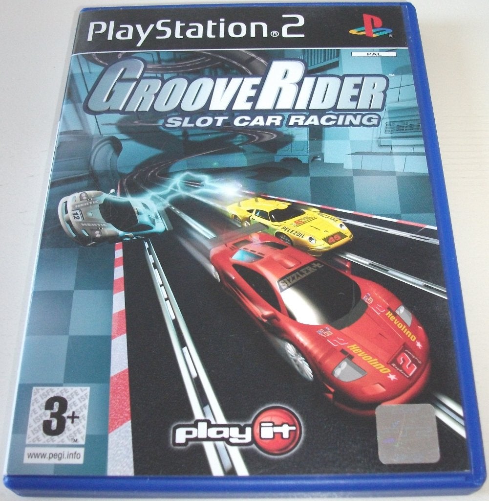 PS2 Game *** GROOVERIDER *** Slot Car Racing, 1 speler, Racen en Vliegen, Ophalen of Verzenden, Zo goed als nieuw