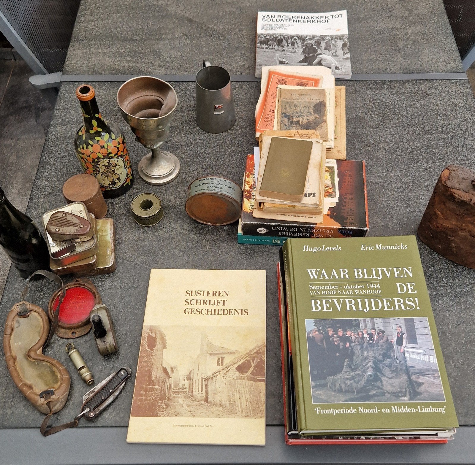 Lot hele mooie WO2 memorabilia, uniek stukken, Verzamelen, Militaria | Tweede Wereldoorlog, Ophalen, Duitsland, Hulzen of Bodemvondsten