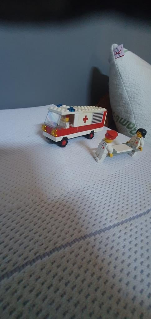 LEGO Legoland Ambulance (6680) uit 1980 - Vintage Set, Kinderen en Baby's, Speelgoed | Duplo en Lego, Ophalen, Compleet, Gebruikt