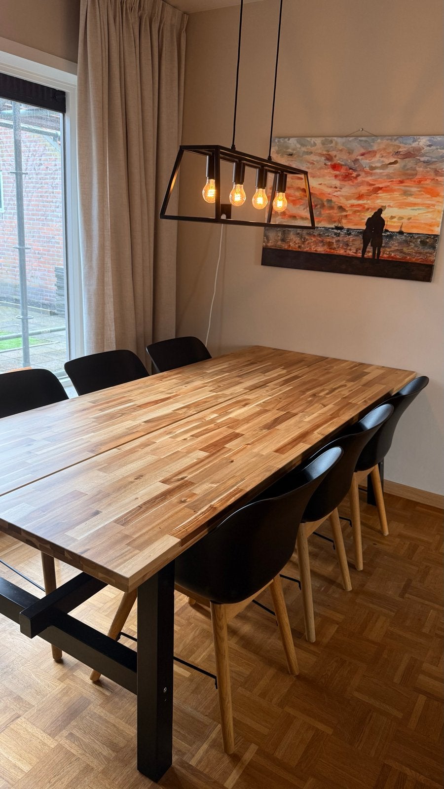 6 Eetkamerstoelen, Ophalen, Gebruikt, Zwart, Vijf, Zes of meer stoelen