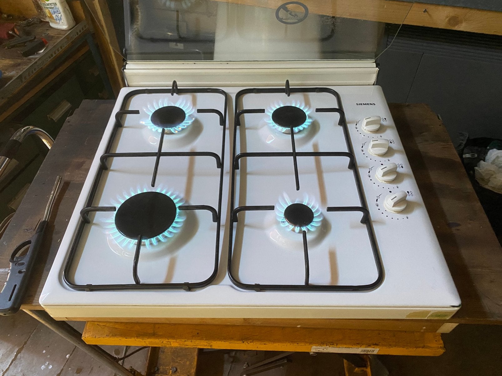 Propaan kookplaten, Witgoed en Apparatuur, Ophalen, Gebruikt, Energieklasse A of zuiniger, Inbouw