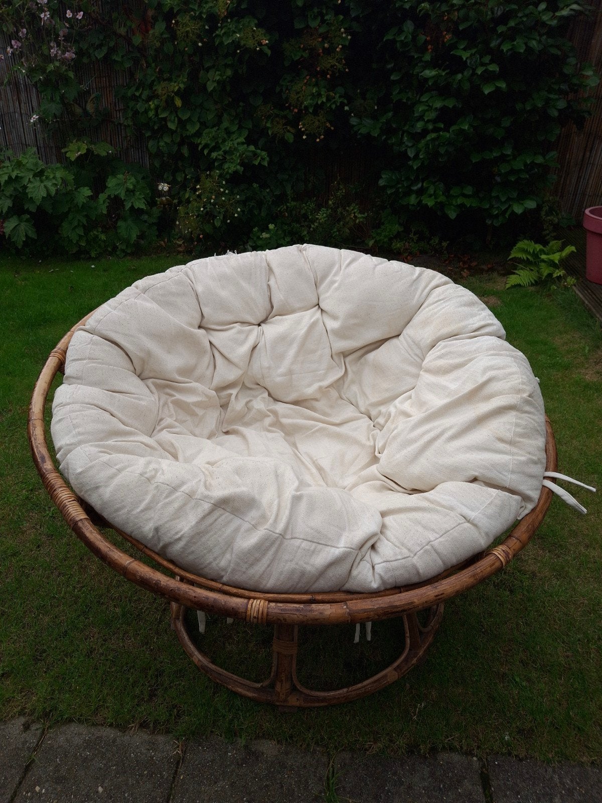 Papasan stoel met kussen, Gebruikt, Overige kleuren, Bohemian, Eén