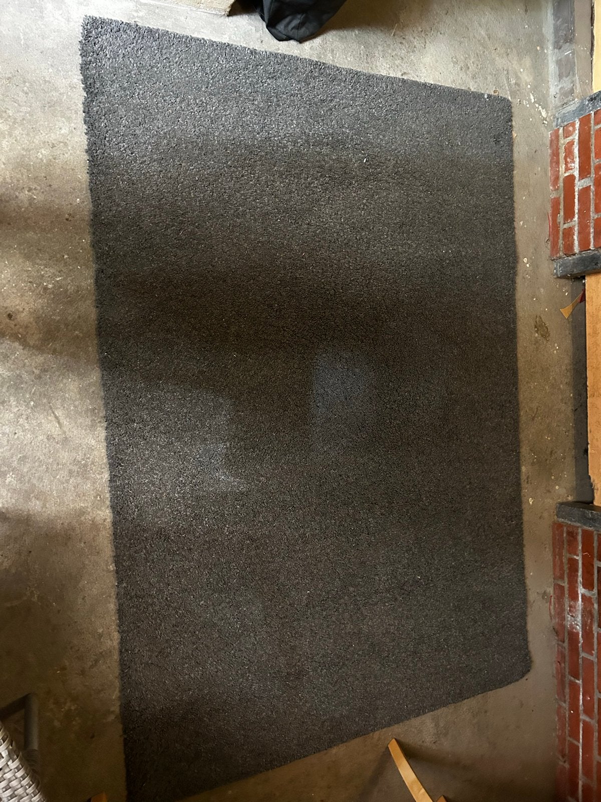 Ikea Adum vloerkleed - Grijs, Ophalen, Gebruikt, 100 tot 150 cm, 150 tot 200 cm