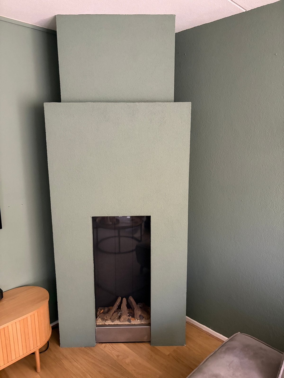 Faber Gashaard met afstandsbediening, Ophalen, Gebruikt, Inbouwhaard, Gashaard