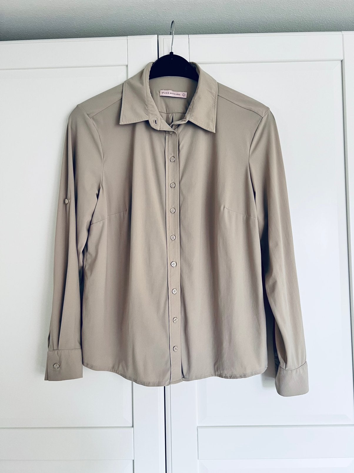 Studio anneloes bobby blouse L cappuchino, Overige kleuren, Maat 42/44 (L), Ophalen of Verzenden, Zo goed als nieuw
