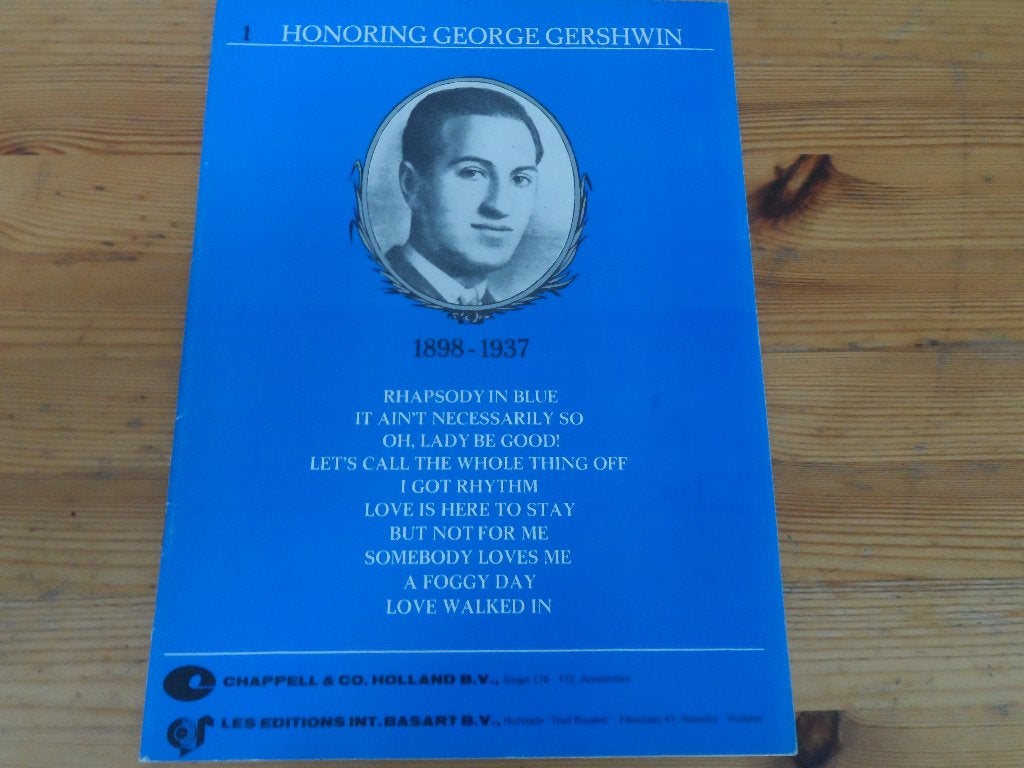 Honoring george gershwin 1 en 2, Muziek en Instrumenten, Bladmuziek, Nieuw, Gitaar, Ophalen of Verzenden, Artiest of Componist