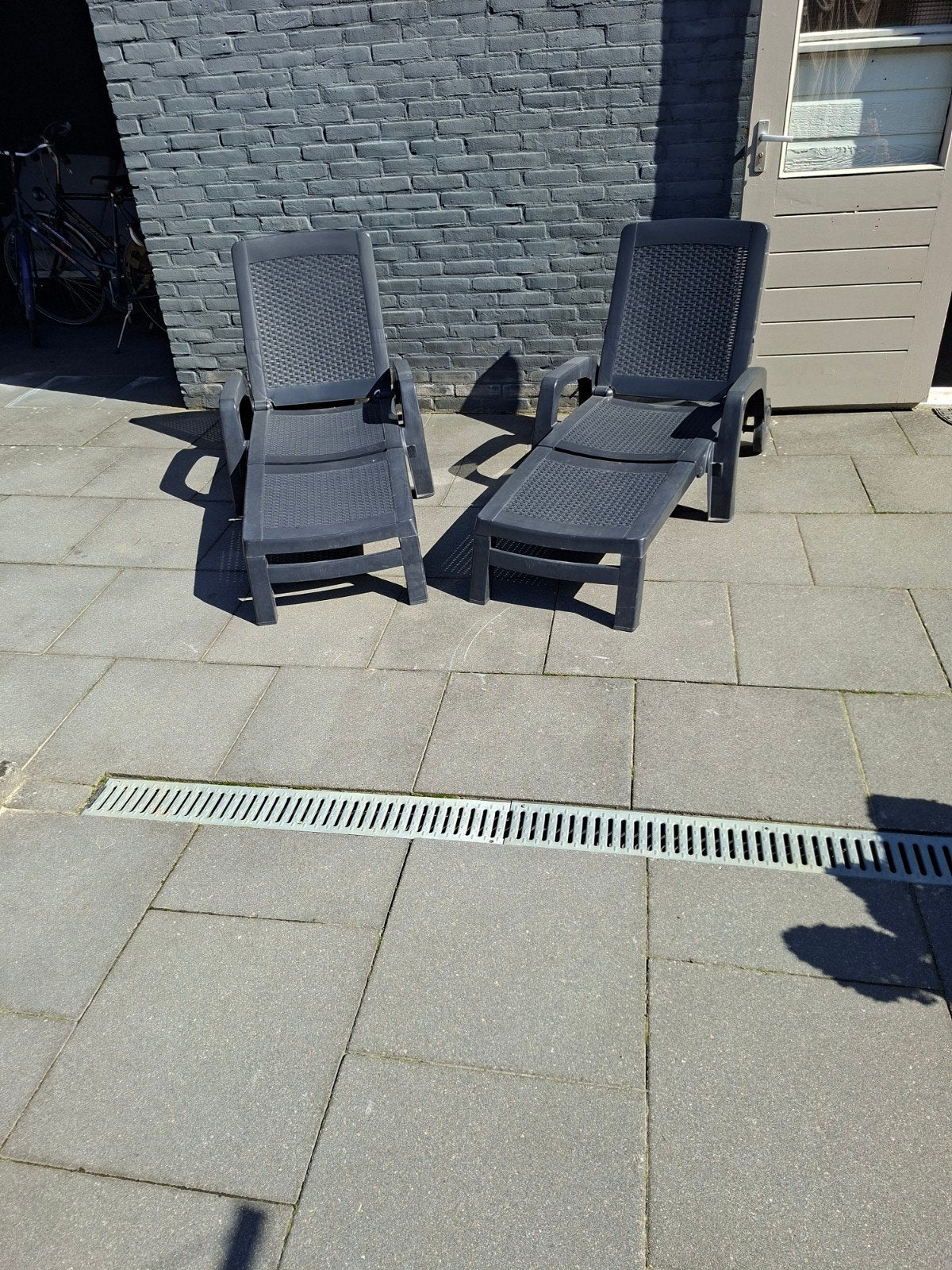 ligbedden groen, Ophalen, Gebruikt, Aluminium