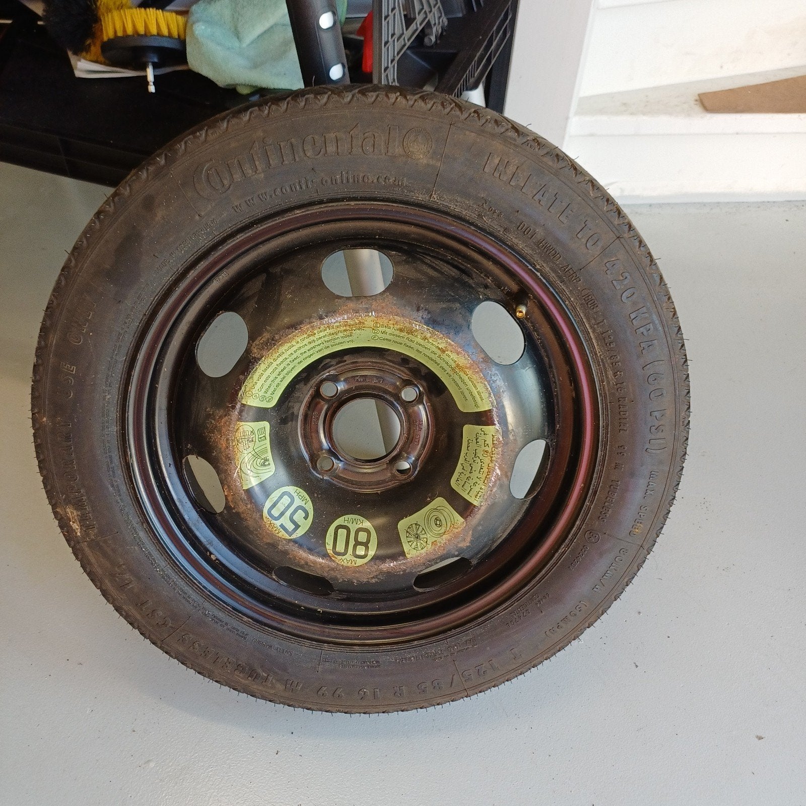 Thuiskomer 16 inch continental, Ophalen, Zo goed als nieuw