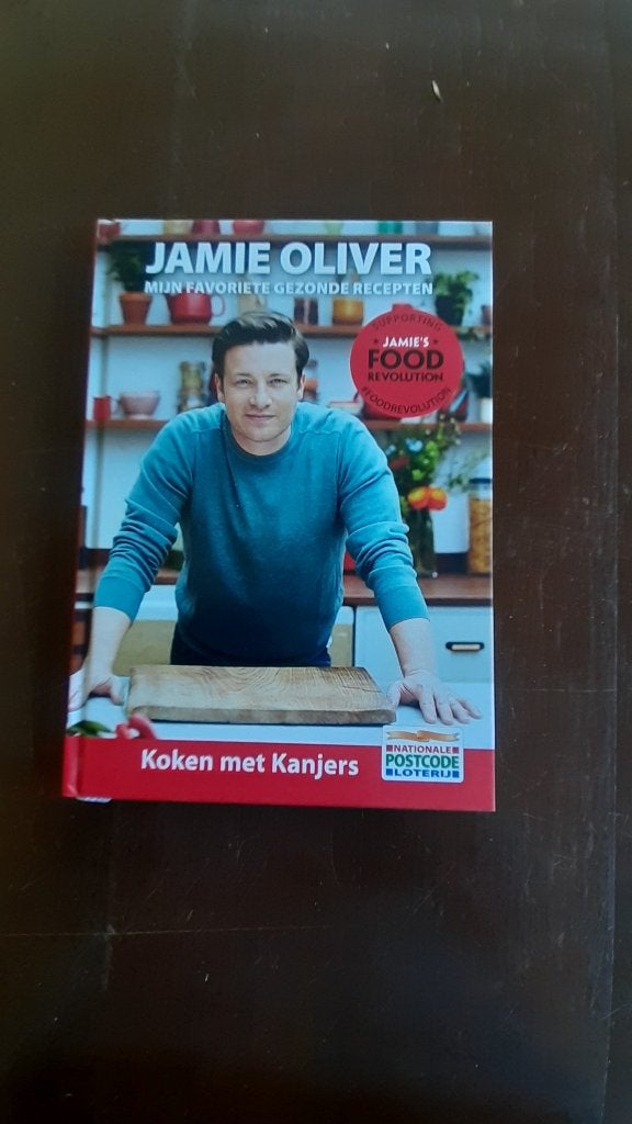 boek jamie oliver mijn favoriete en gezonde recepten, Ophalen of Verzenden, Zo goed als nieuw, Overige gebieden