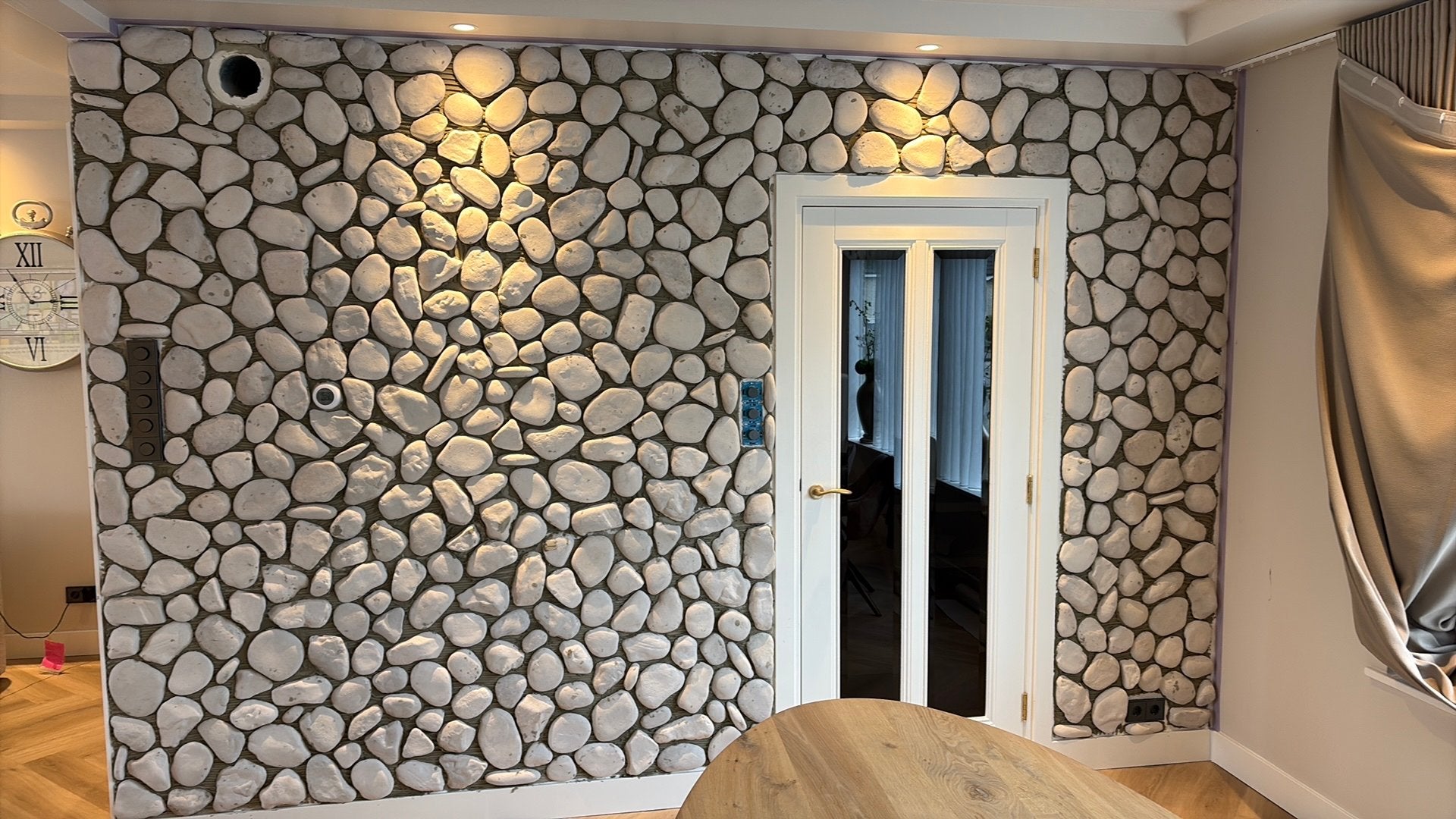 10m2 Flagstones wit. Voor binnen en buiten, Ophalen, 75 m² of meer, Wit