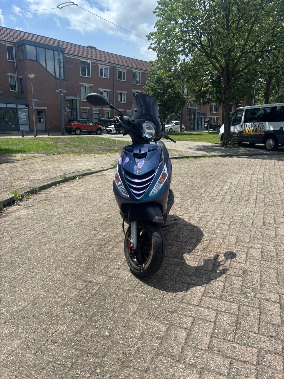 Piaggio Zip Iget brom, Fietsen en Brommers, Scooters | Piaggio, Ophalen, Maximaal 45 km/u, Zip, Zo goed als nieuw