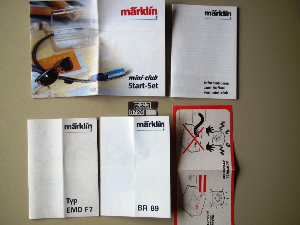 Märklin spoor Z 5 diverse bladen miniclub modeltreinen, Gebruikt, Gelijkstroom, Märklin, Boek, Tijdschrift of Catalogus
