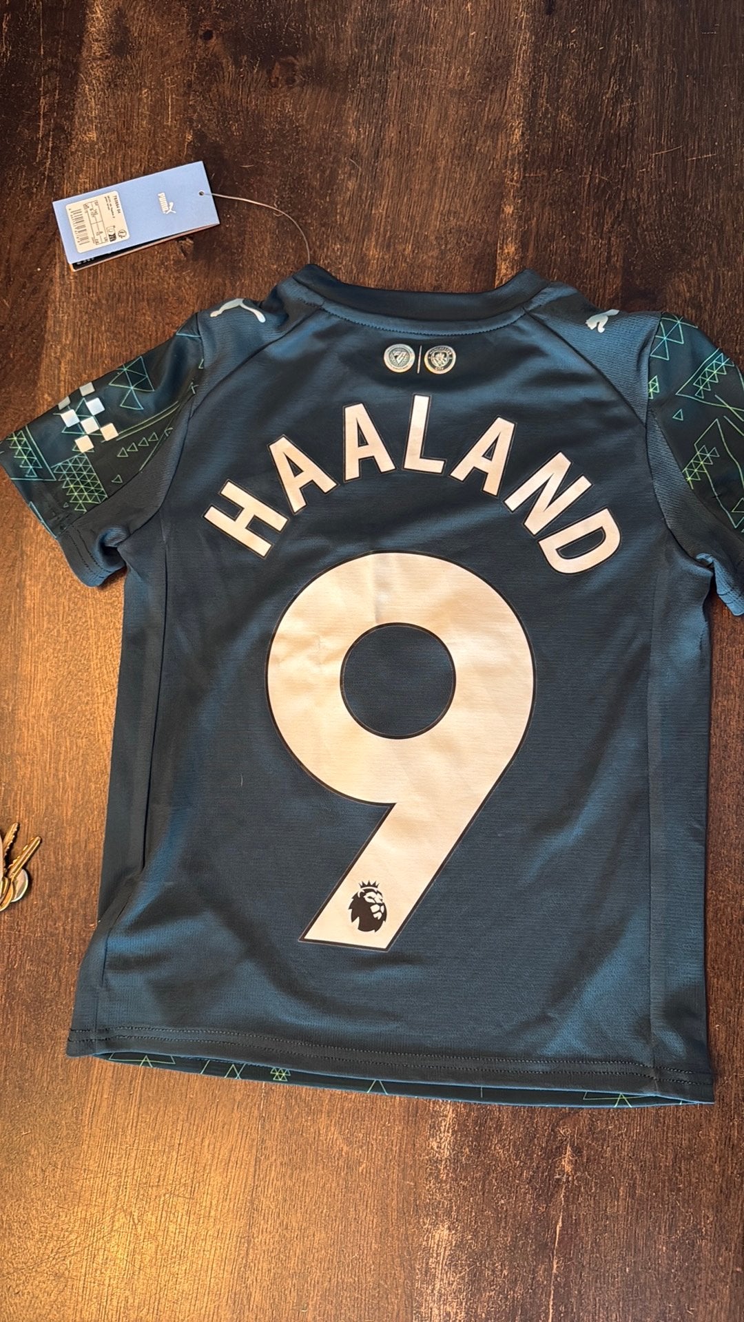 manchester city 4e shirt maat 140, Verzenden, Nieuw, Shirt
