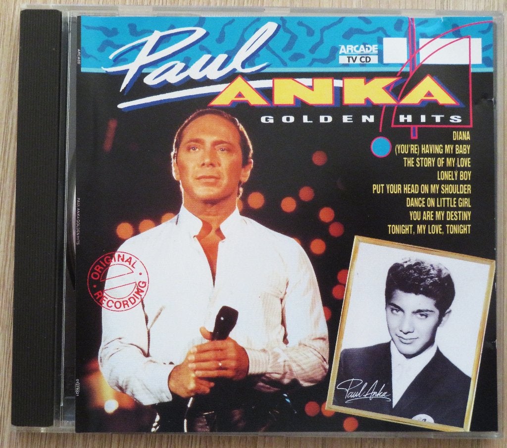CD Paul Anka: Golden Hits, Ophalen of Verzenden